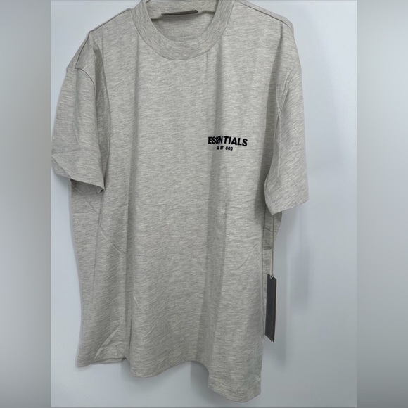 Essentials Shirt Fear Of God In Oatmeal Sz Small Fits M-L Oversized Authentic - Picture 2 of 6